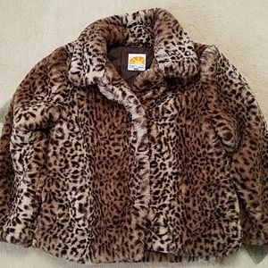 Girl's faux fur jacket